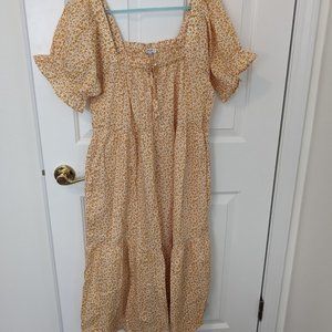 NWOT Madewell Floral Midi Dress Small